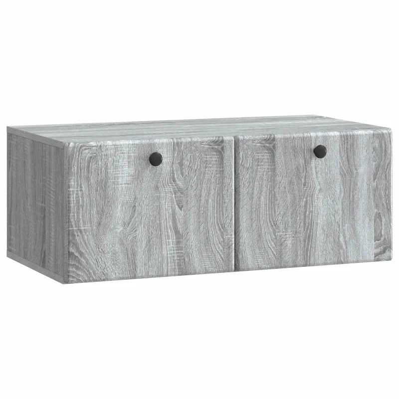 Sieninė TV spintelė 78,5 x 41 x 30 cm Pilka Sonoma