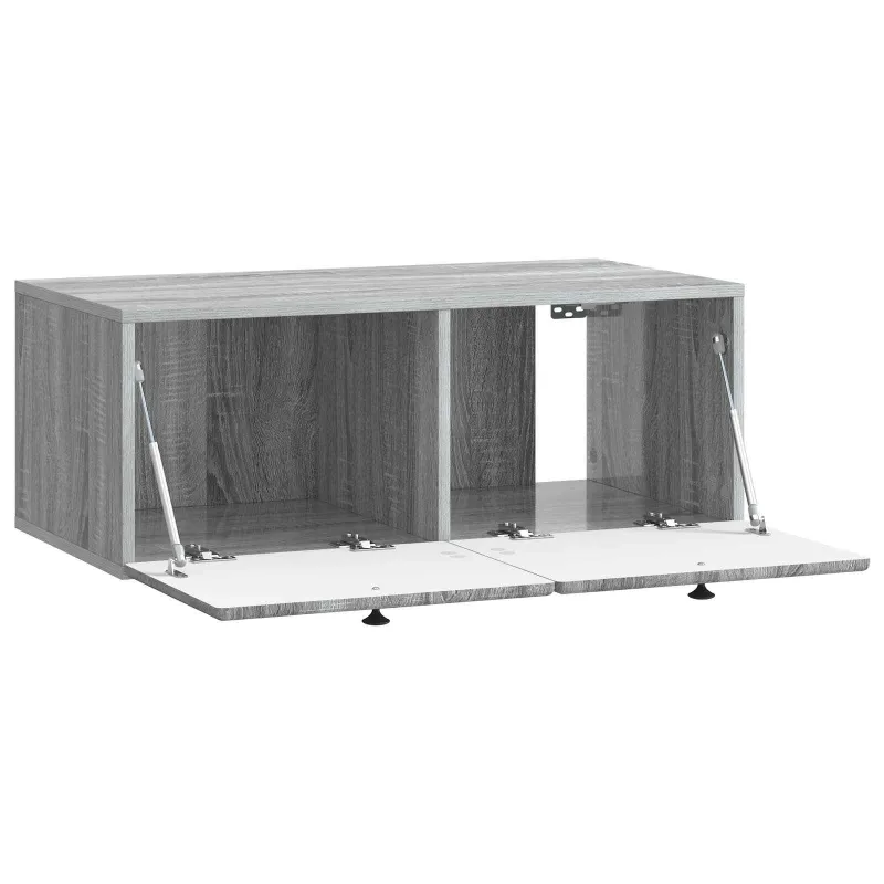 Sieninė TV spintelė 78,5 x 41 x 30 cm Pilka Sonoma