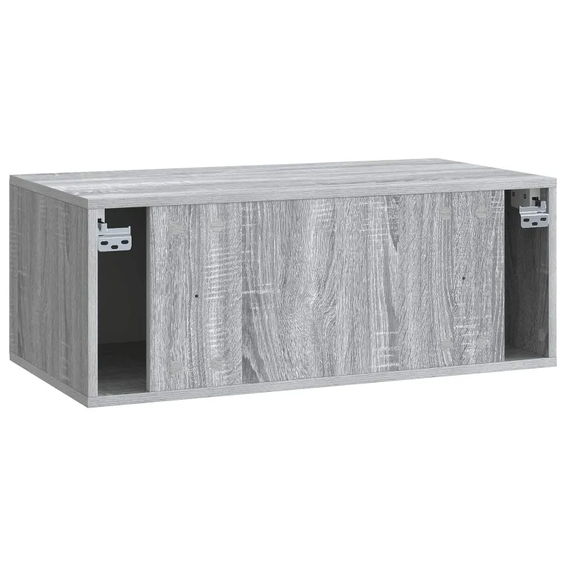 Sieninė TV spintelė 78,5 x 41 x 30 cm Pilka Sonoma