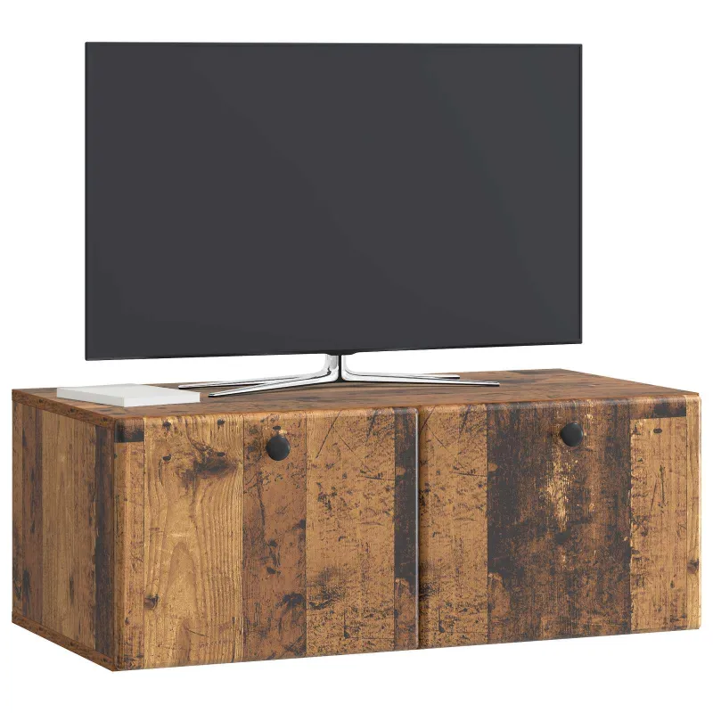 Sieninė TV spintelė 78,5 x 41 x 30 cm Sendintos medienos