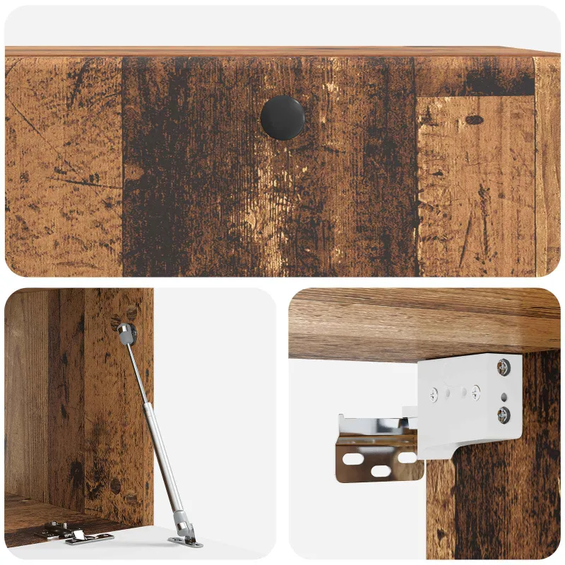 Sieninė TV spintelė 78,5 x 41 x 30 cm Sendintos medienos