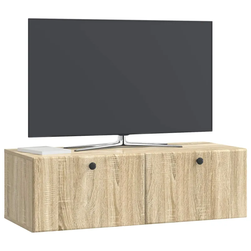 Sieninė TV spintelė 98 x 41 x 30 cm Sonoma ąžuolas