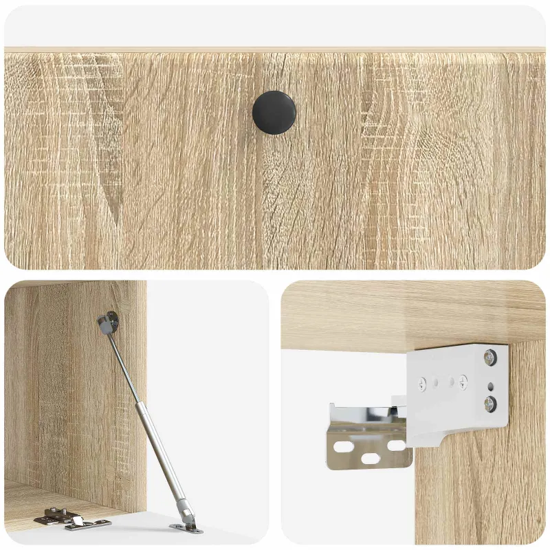 Sieninė TV spintelė 98 x 41 x 30 cm Sonoma ąžuolas