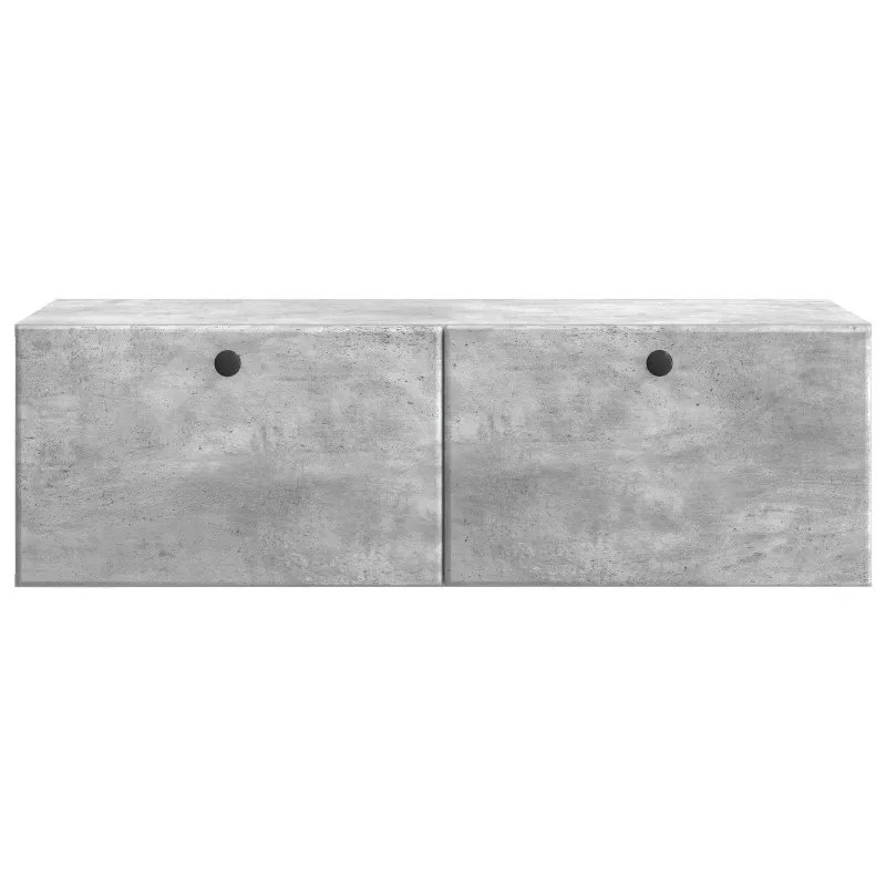 Sieninė TV spintelė 98 x 41 x 30 cm Betono pilka
