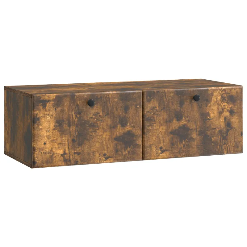Sieninė TV spintelė 98 x 41 x 30 cm Dūminio ąžuolo