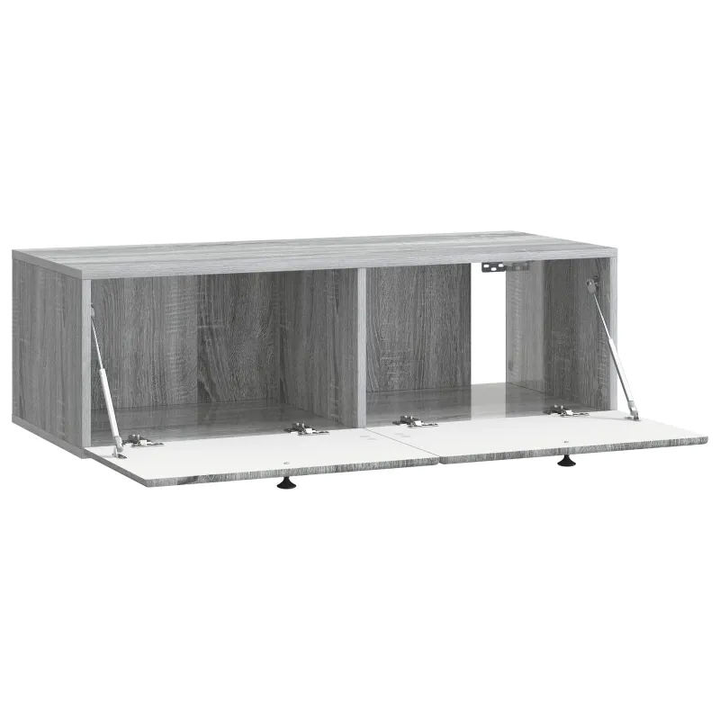 Sieninė TV spintelė 98 x 41 x 30 cm Pilka Sonoma