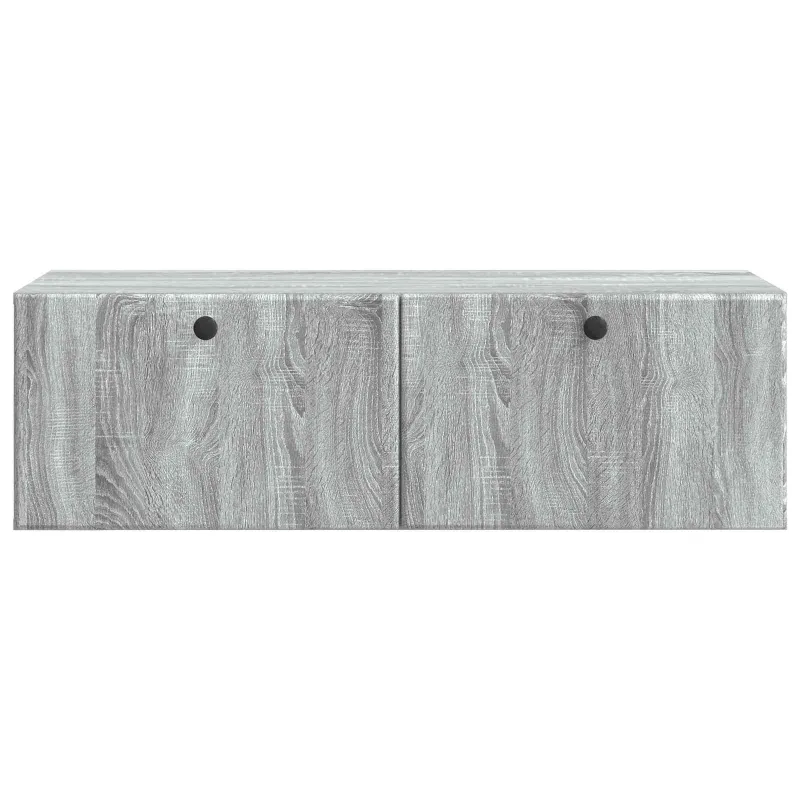 Sieninė TV spintelė 98 x 41 x 30 cm Pilka Sonoma