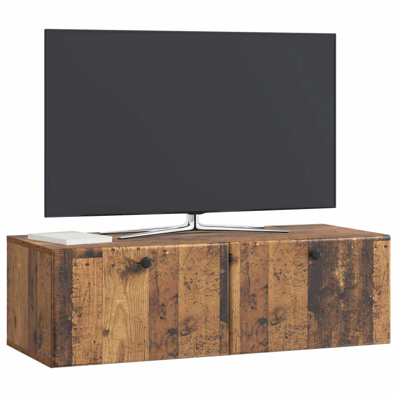 Sieninė TV spintelė 98 x 41 x 30 cm Sendintos medienos