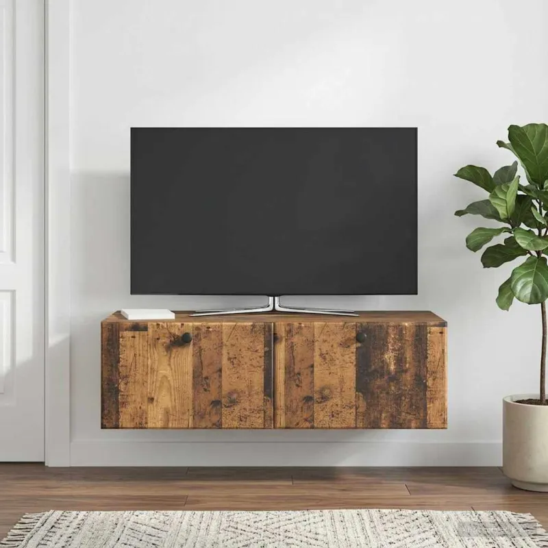 Sieninė TV spintelė 98 x 41 x 30 cm Sendintos medienos