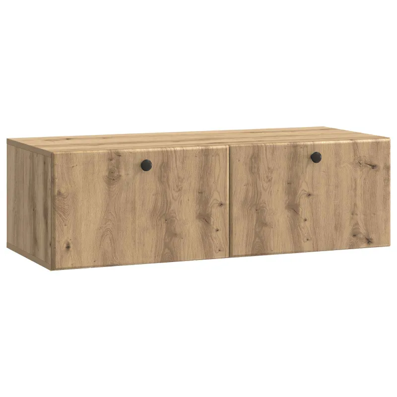 Sieninė TV spintelė 98 x 41 x 30 cm Artisano ąžuolo
