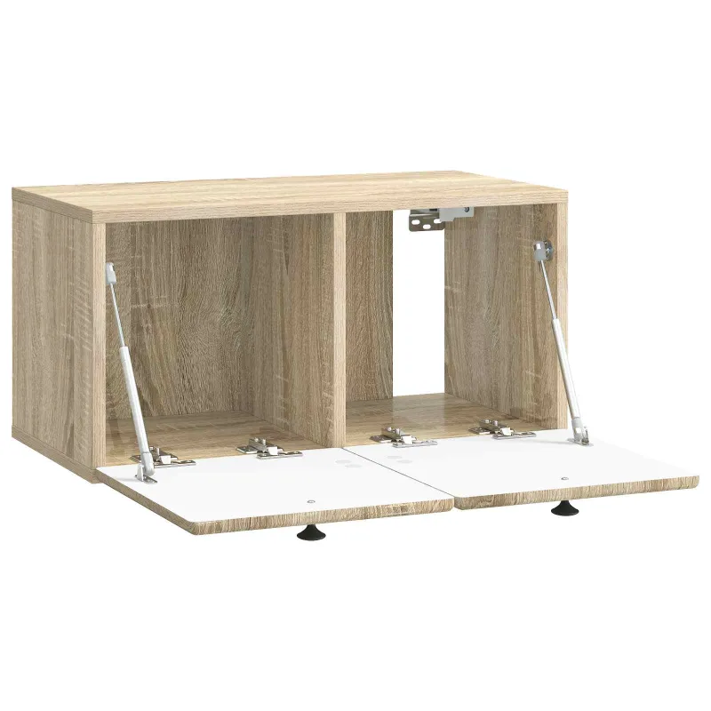 Sieninė TV spintelė 59,5 x 31 x 30 cm Sonoma ąžuolas