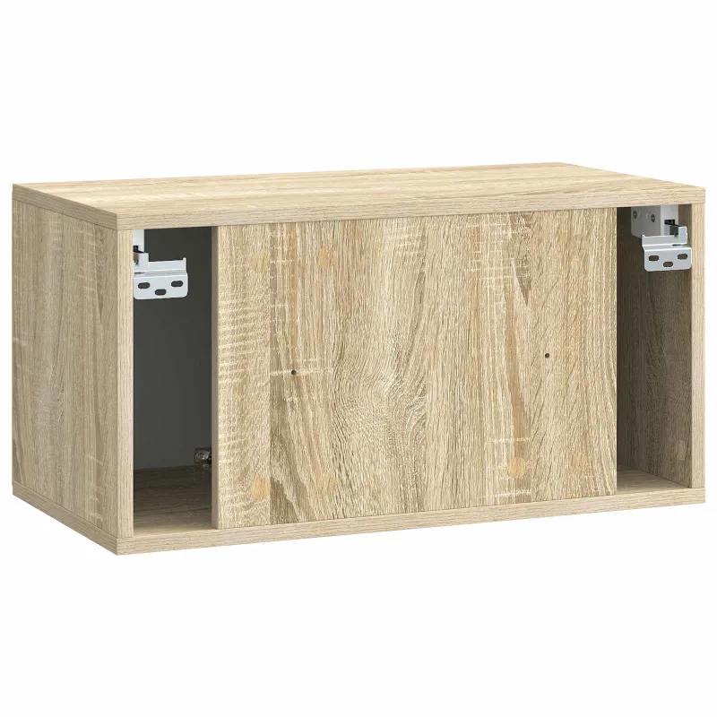 Sieninė TV spintelė 59,5 x 31 x 30 cm Sonoma ąžuolas