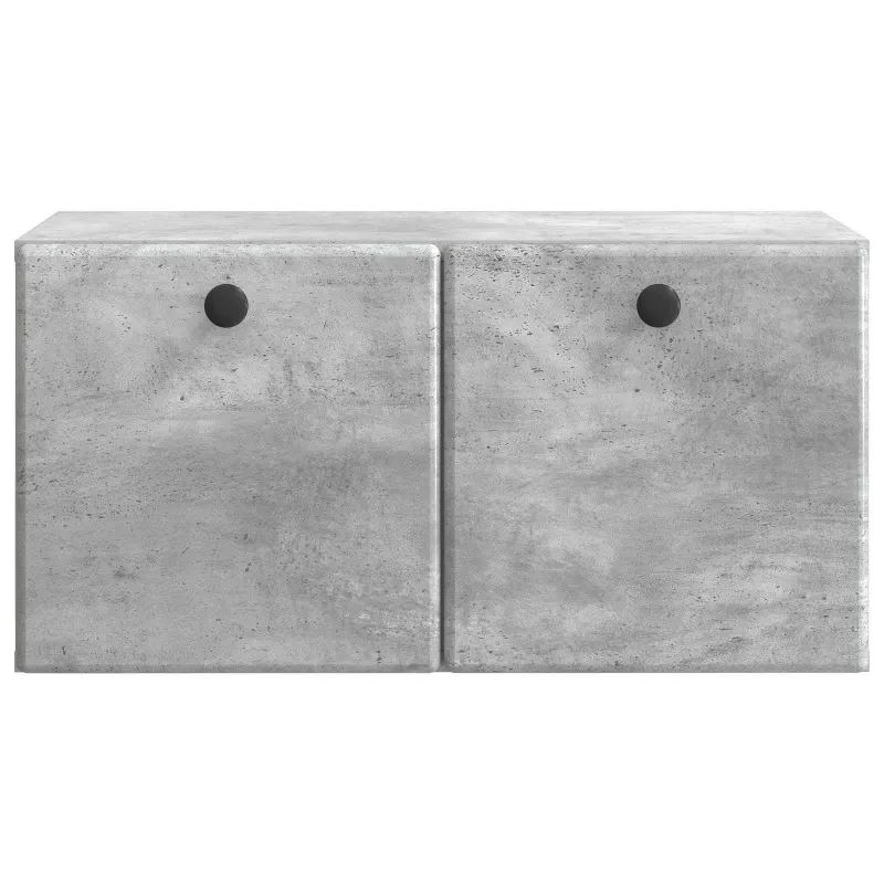 Sieninė TV spintelė 59,5 x 31 x 30 cm Betono pilka