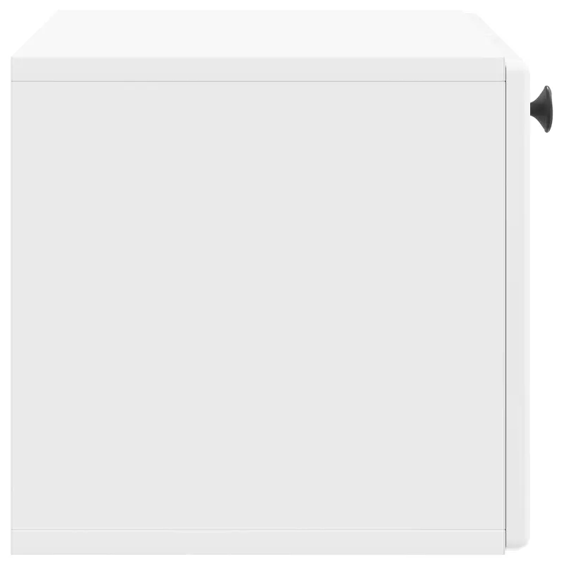 Sieninė TV spintelė 59,5 x 31 x 30 cm Itin blizgi balta