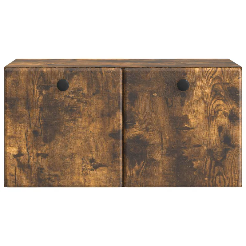 Sieninė TV spintelė 59,5 x 31 x 30 cm Dūminio ąžuolo