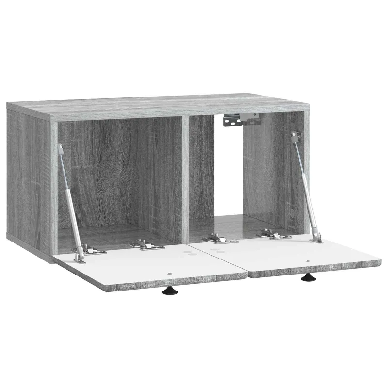 Sieninė TV spintelė 59,5 x 31 x 30 cm Pilka Sonoma