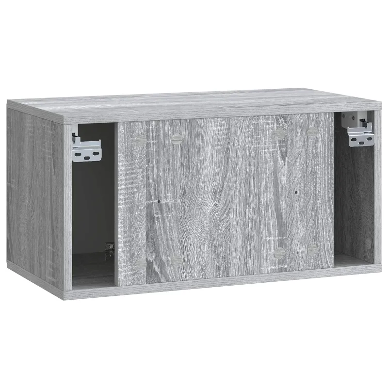 Sieninė TV spintelė 59,5 x 31 x 30 cm Pilka Sonoma