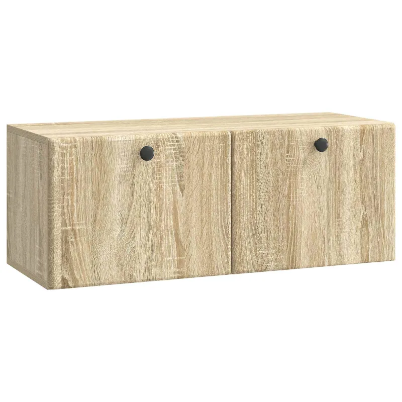 Sieninė TV spintelė 78,5 x 31 x 30 cm Sonoma ąžuolas