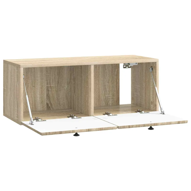 Sieninė TV spintelė 78,5 x 31 x 30 cm Sonoma ąžuolas
