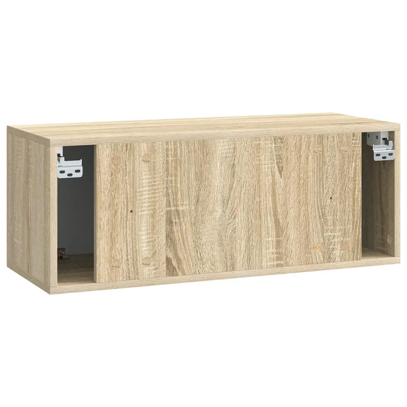 Sieninė TV spintelė 78,5 x 31 x 30 cm Sonoma ąžuolas