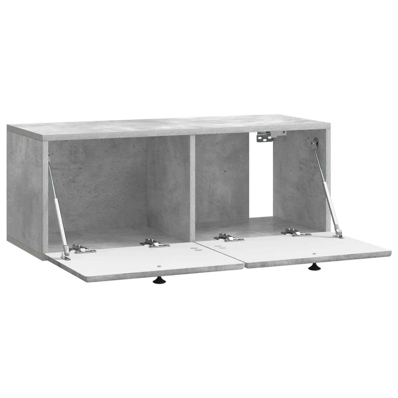 Sieninė TV spintelė 78,5 x 31 x 30 cm Betono pilka