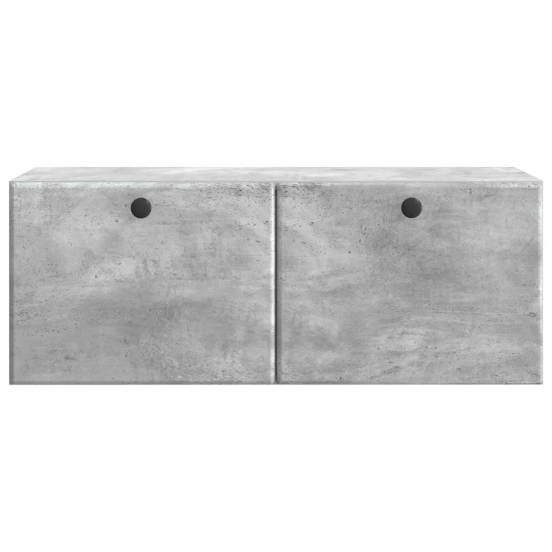 Sieninė TV spintelė 78,5 x 31 x 30 cm Betono pilka