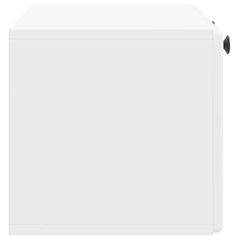 Sieninė TV spintelė 78,5 x 31 x 30 cm Itin blizgi balta