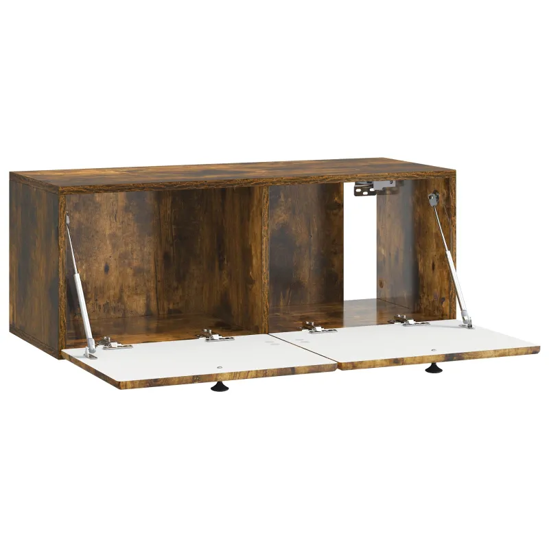 Sieninė TV spintelė 78,5 x 31 x 30 cm Dūminio ąžuolo