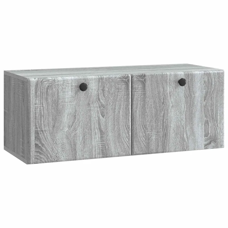 Sieninė TV spintelė 78,5 x 31 x 30 cm Pilka Sonoma