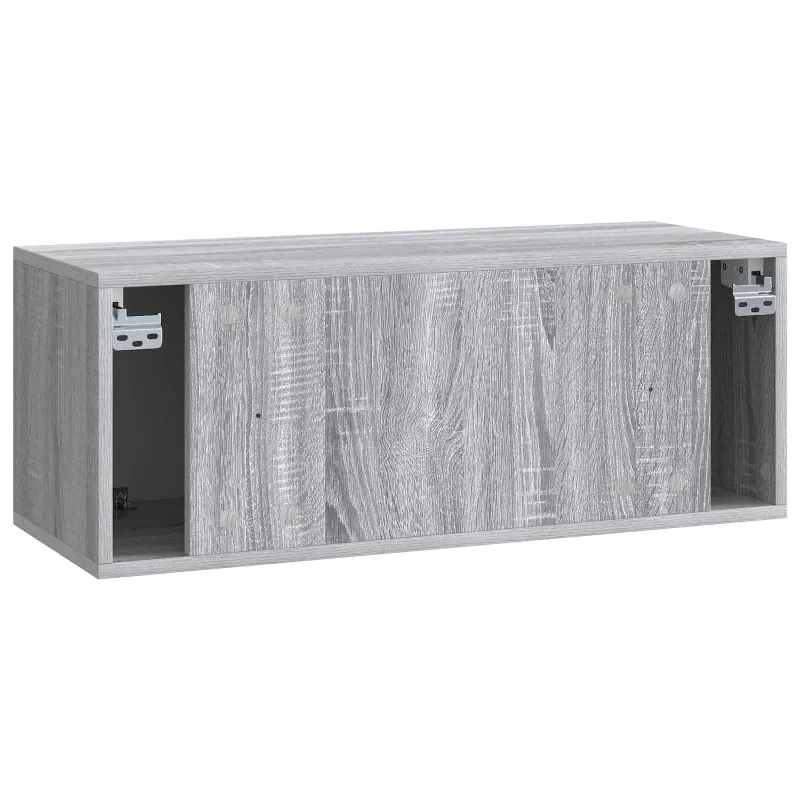Sieninė TV spintelė 78,5 x 31 x 30 cm Pilka Sonoma