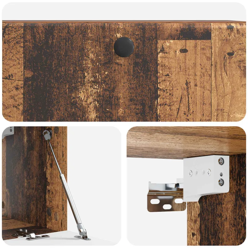 Sieninė TV spintelė 78,5 x 31 x 30 cm Sendintos medienos