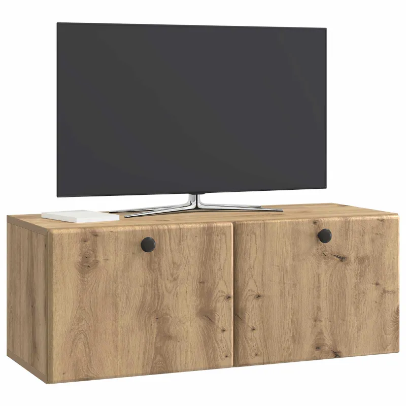Sieninė TV spintelė 78,5 x 31 x 30 cm Artisano ąžuolo