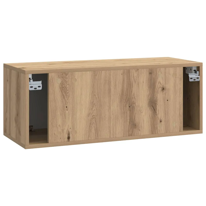 Sieninė TV spintelė 78,5 x 31 x 30 cm Artisano ąžuolo