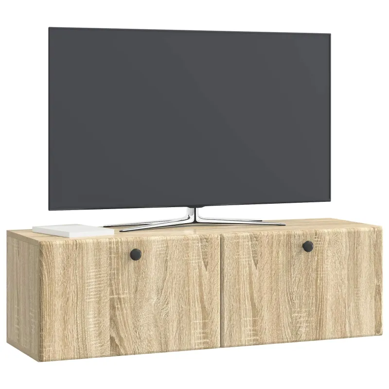 Sieninė TV spintelė 98 x 31 x 30 cm Sonoma ąžuolas