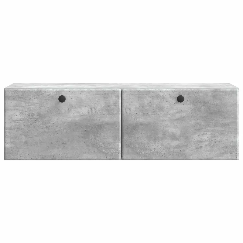 Sieninė TV spintelė 98 x 31 x 30 cm Betono pilka