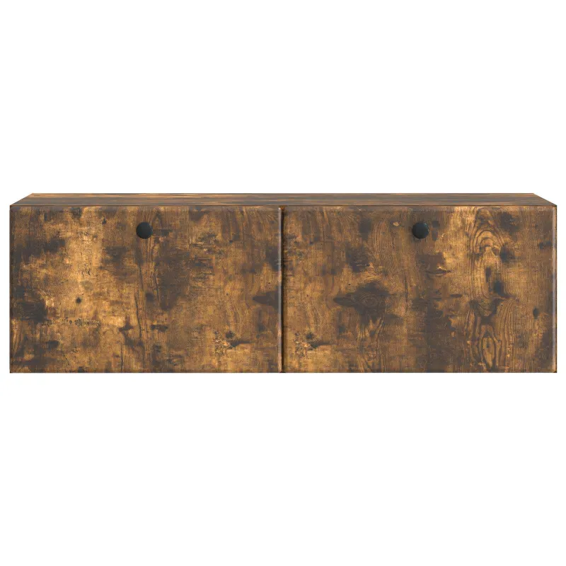 Sieninė TV spintelė 98 x 31 x 30 cm Dūminio ąžuolo