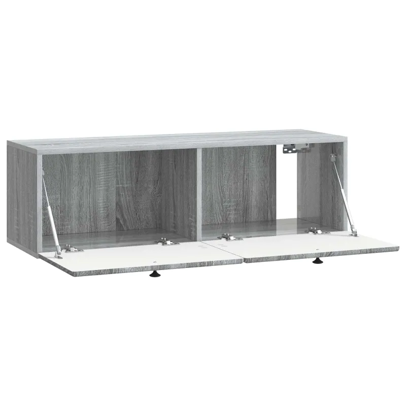 Sieninė TV spintelė 98 x 31 x 30 cm Pilka Sonoma