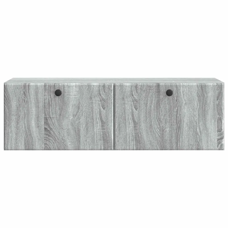 Sieninė TV spintelė 98 x 31 x 30 cm Pilka Sonoma