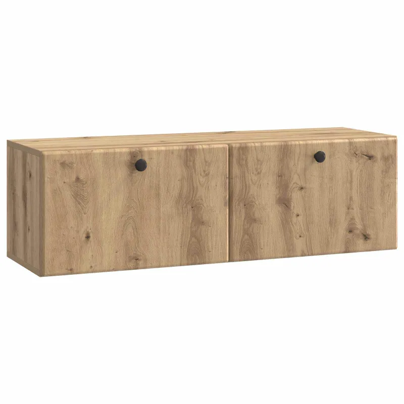 Sieninė TV spintelė 98 x 31 x 30 cm Artisano ąžuolo