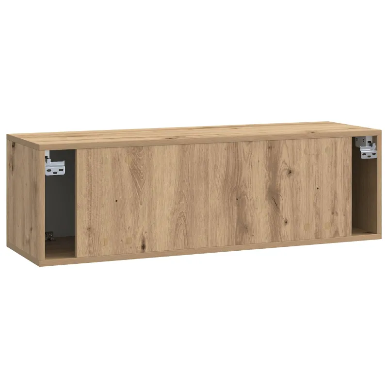 Sieninė TV spintelė 98 x 31 x 30 cm Artisano ąžuolo