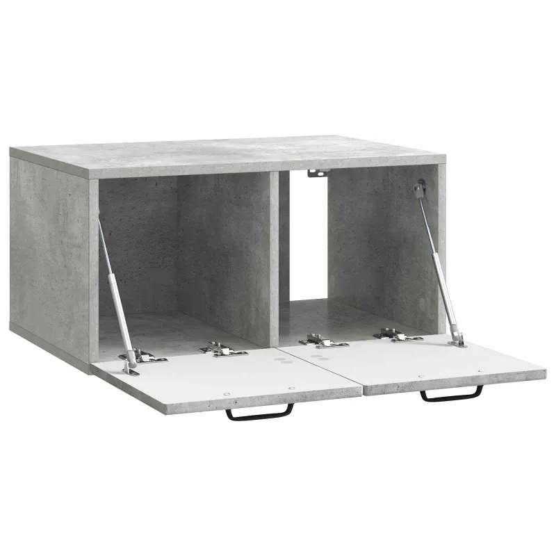 Sieninė TV spintelė Betono pilka 59,5 x 41 x 30 cm
