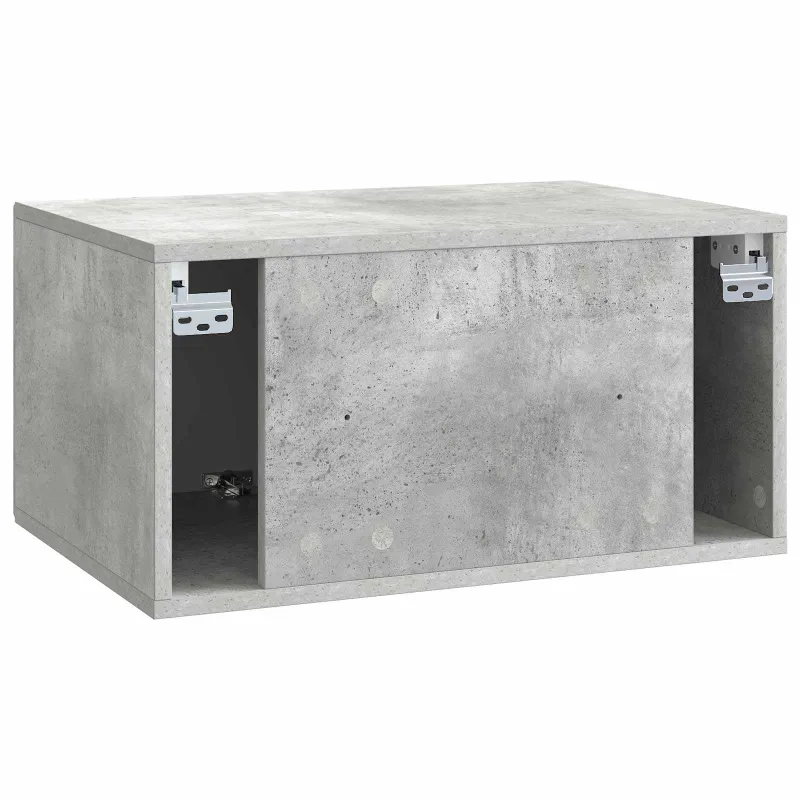 Sieninė TV spintelė Betono pilka 59,5 x 41 x 30 cm