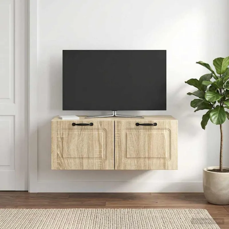 Sieninė TV spintelė Sonoma ąžuolas 78,5 x 41 x 30 cm