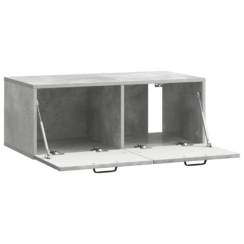 Sieninė TV spintelė Betono pilka 78,5 x 41 x 30 cm