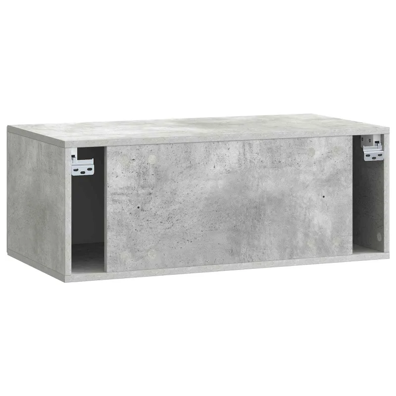 Sieninė TV spintelė Betono pilka 78,5 x 41 x 30 cm