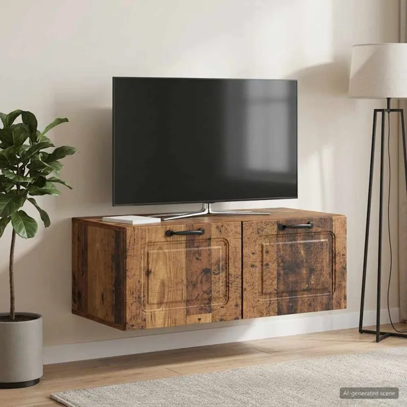 Sieninė TV spintelė Sendintos medienos 78,5 x 41 x 30 cm