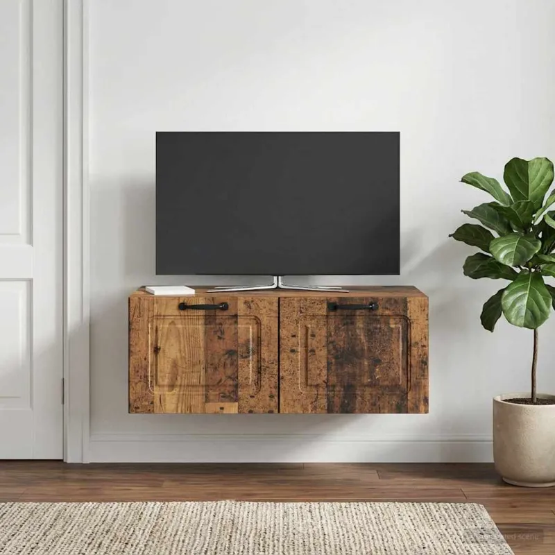 Sieninė TV spintelė Sendintos medienos 78,5 x 41 x 30 cm