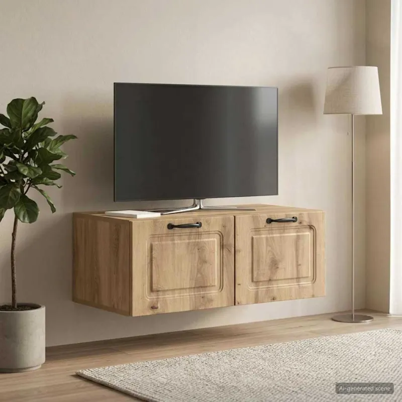 Sieninė TV spintelė Artisano ąžuolo 78,5 x 41 x 30 cm