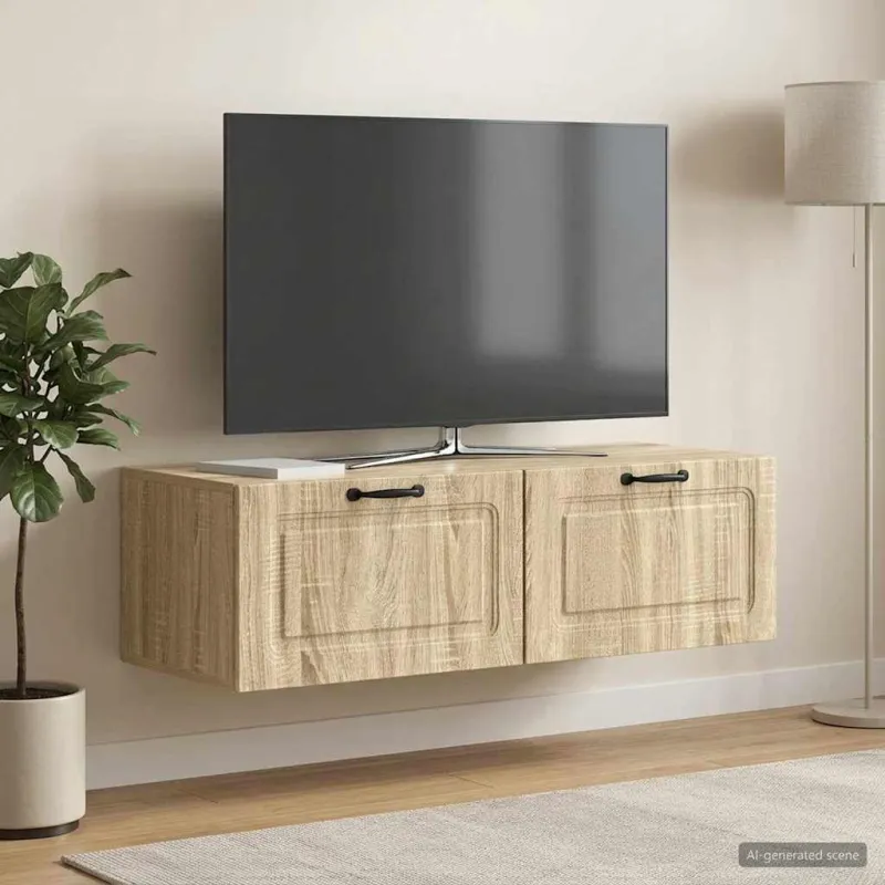 Sieninė TV spintelė Sonoma ąžuolas 98 x 41 x 30 cm