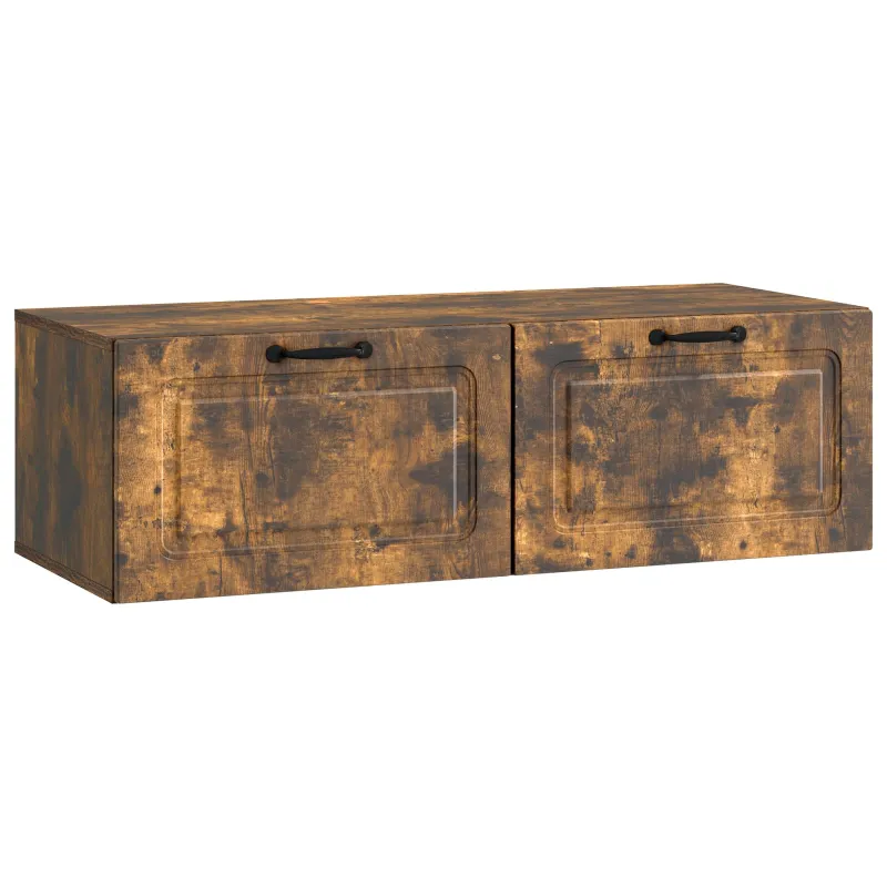 Sieninė TV spintelė Dūminio ąžuolo 98 x 41 x 30 cm